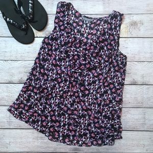 Daisy Fuentes Ruffle Tank